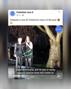 Taaliyah is a yorkshire live star of 2022